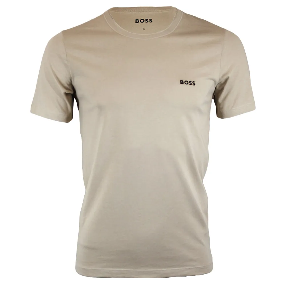 3-Pack Classic T-Shirts, Black/Khaki/Beige