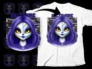Baltimore Ravens Gothic Style Fan Art Png Digital Download