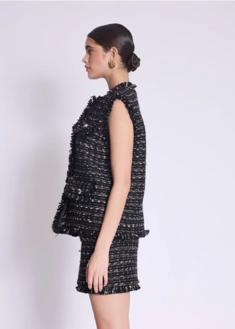 Berenice Vador Sleeveless Tweed Jacket ***FINAL SALE***