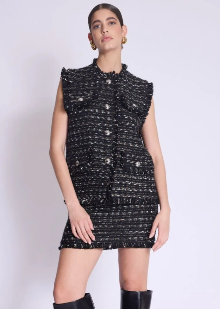 Berenice Vador Sleeveless Tweed Jacket ***FINAL SALE***