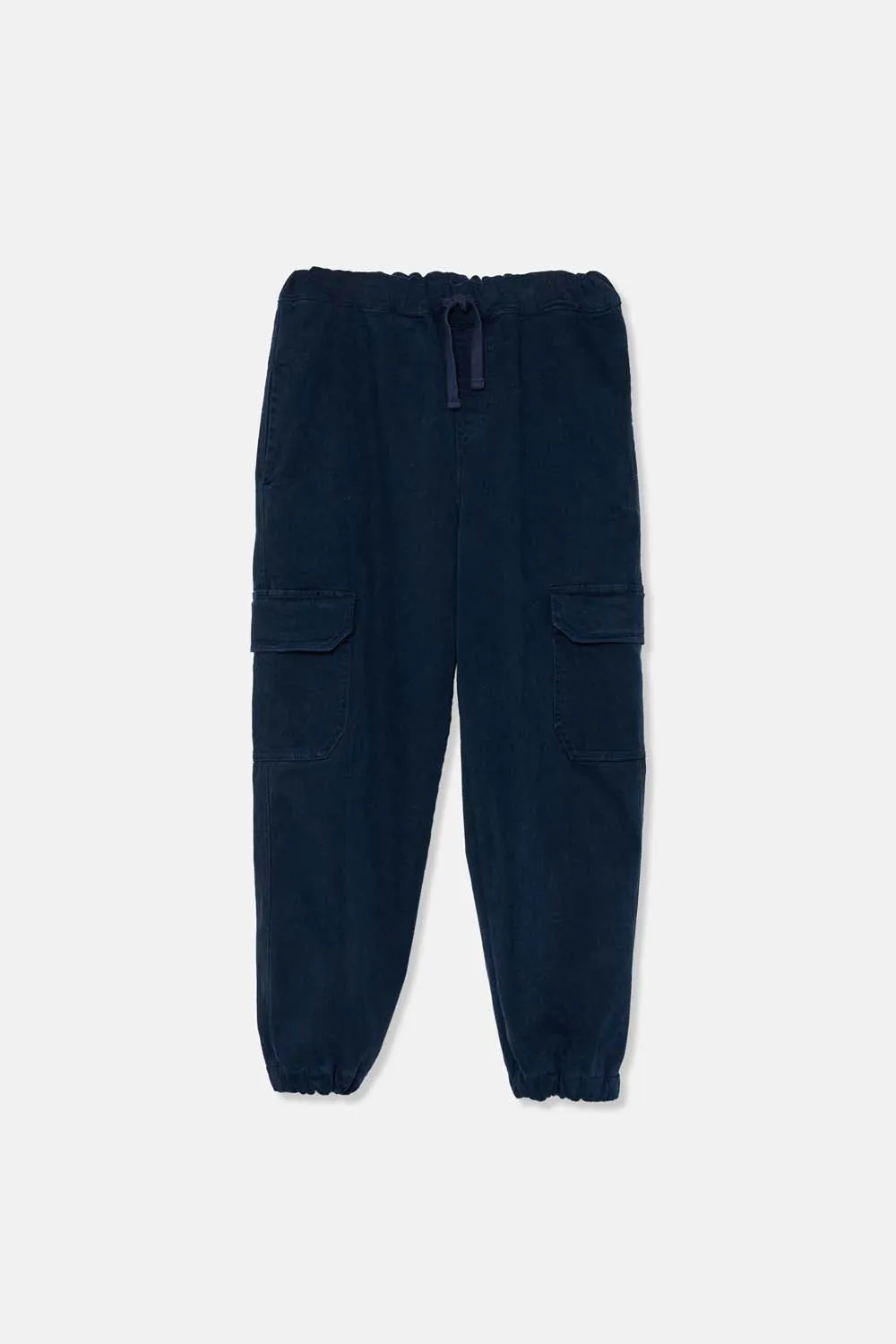 BRUSHED TWILL CARGO PANTS