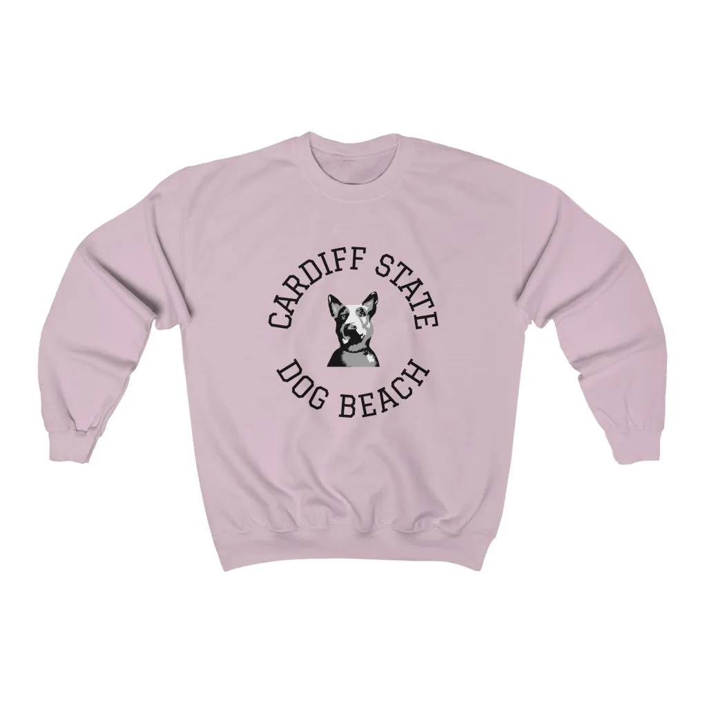 Cardiff State Dog Beach Unisex Heavy Blend Crewneck Sweatshirt