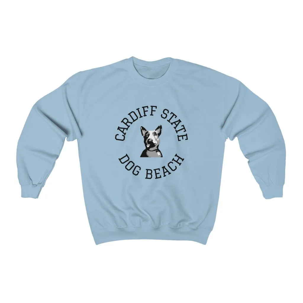 Cardiff State Dog Beach Unisex Heavy Blend Crewneck Sweatshirt