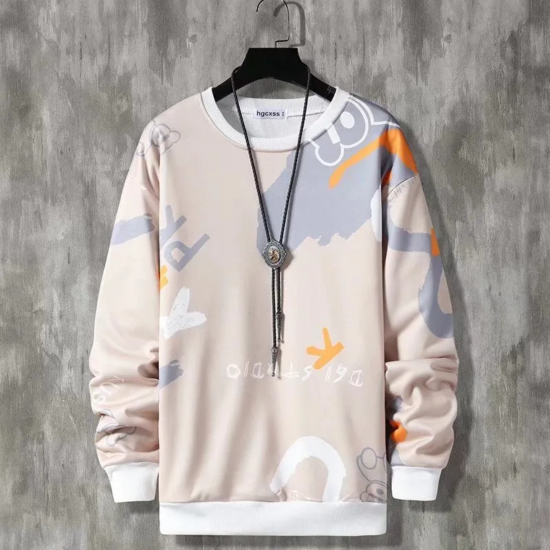 Casual Men's Pullover O-Neck Hoodies