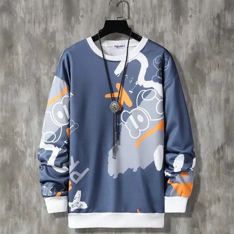Casual Men's Pullover O-Neck Hoodies
