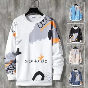 Casual Men's Pullover O-Neck Hoodies