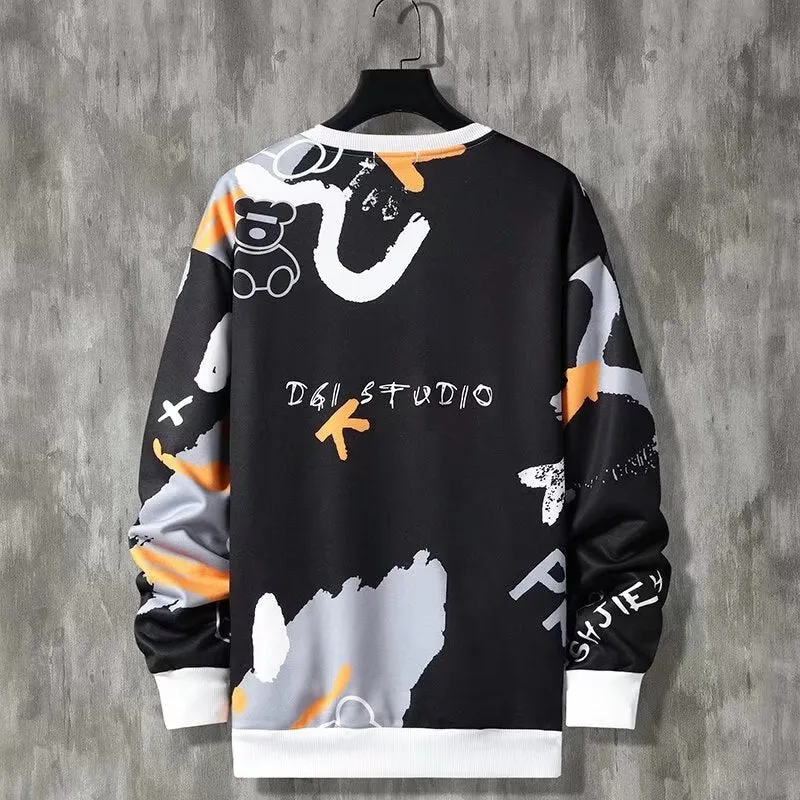 Casual Men's Pullover O-Neck Hoodies