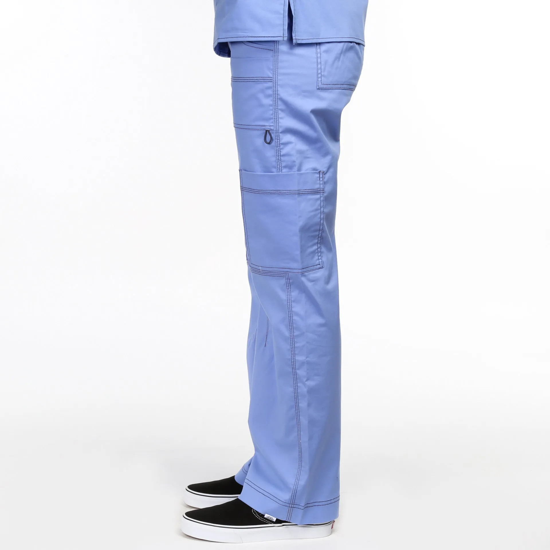 Dickies Jr. Fit Low-Rise Drawstring Cargo Pant - Ceil Blue