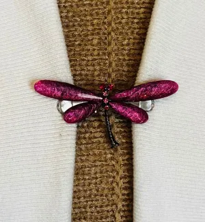 Dragonfly Sweater Clip Dragon Fly Clips Cardigan Clasps Sweater Clips for Cardigans Cosplay Clips Cloak Fasteners Jewelry Gifts for Her