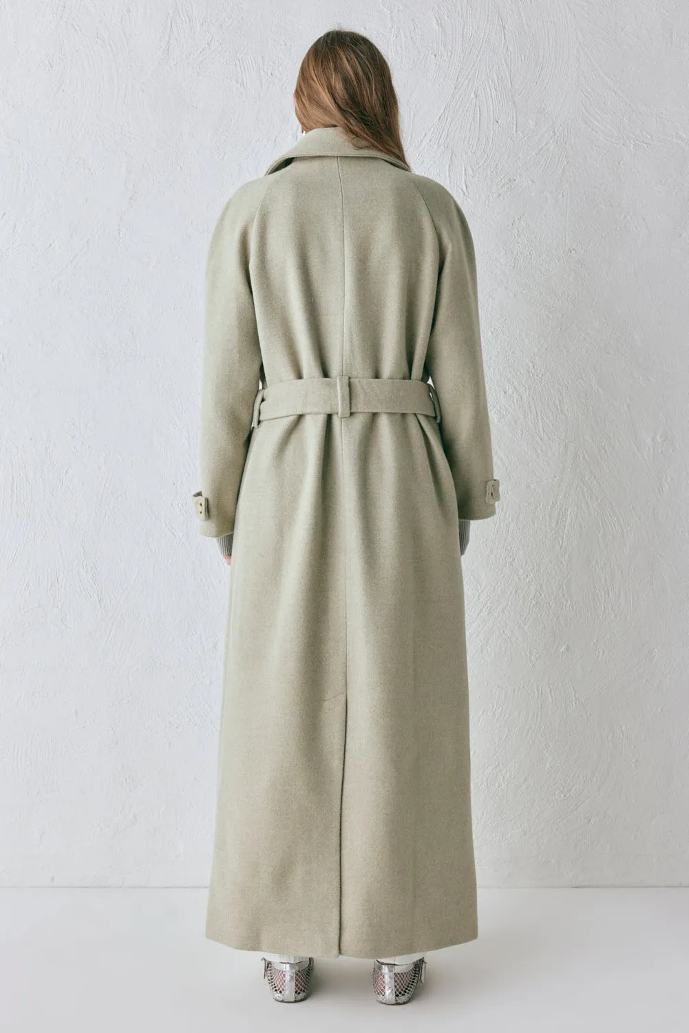 Eliah Overcoat Sage