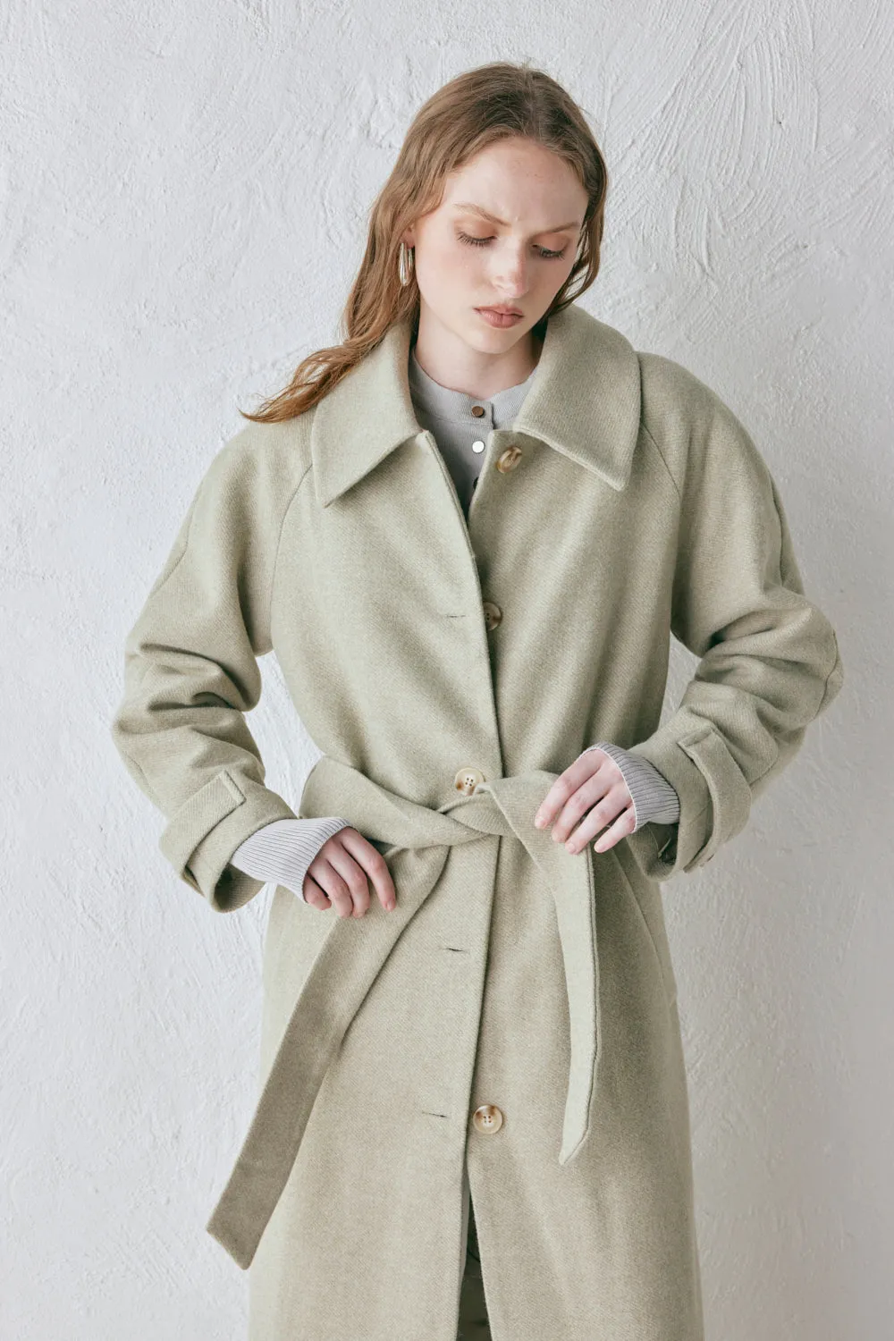 Eliah Overcoat Sage