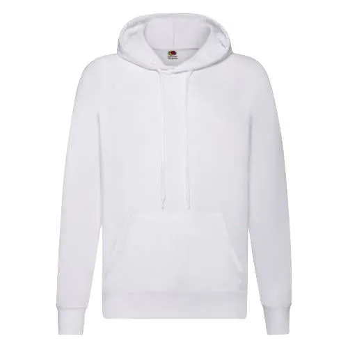 Fruit Of The Loom Men's Classic Hooded Sweat Pack of 3 (White)