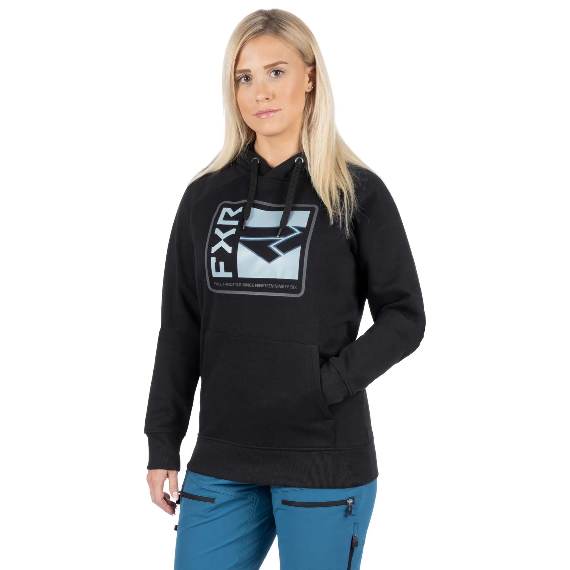 FXR Broadcast Pullover Hoodie Black/Steel