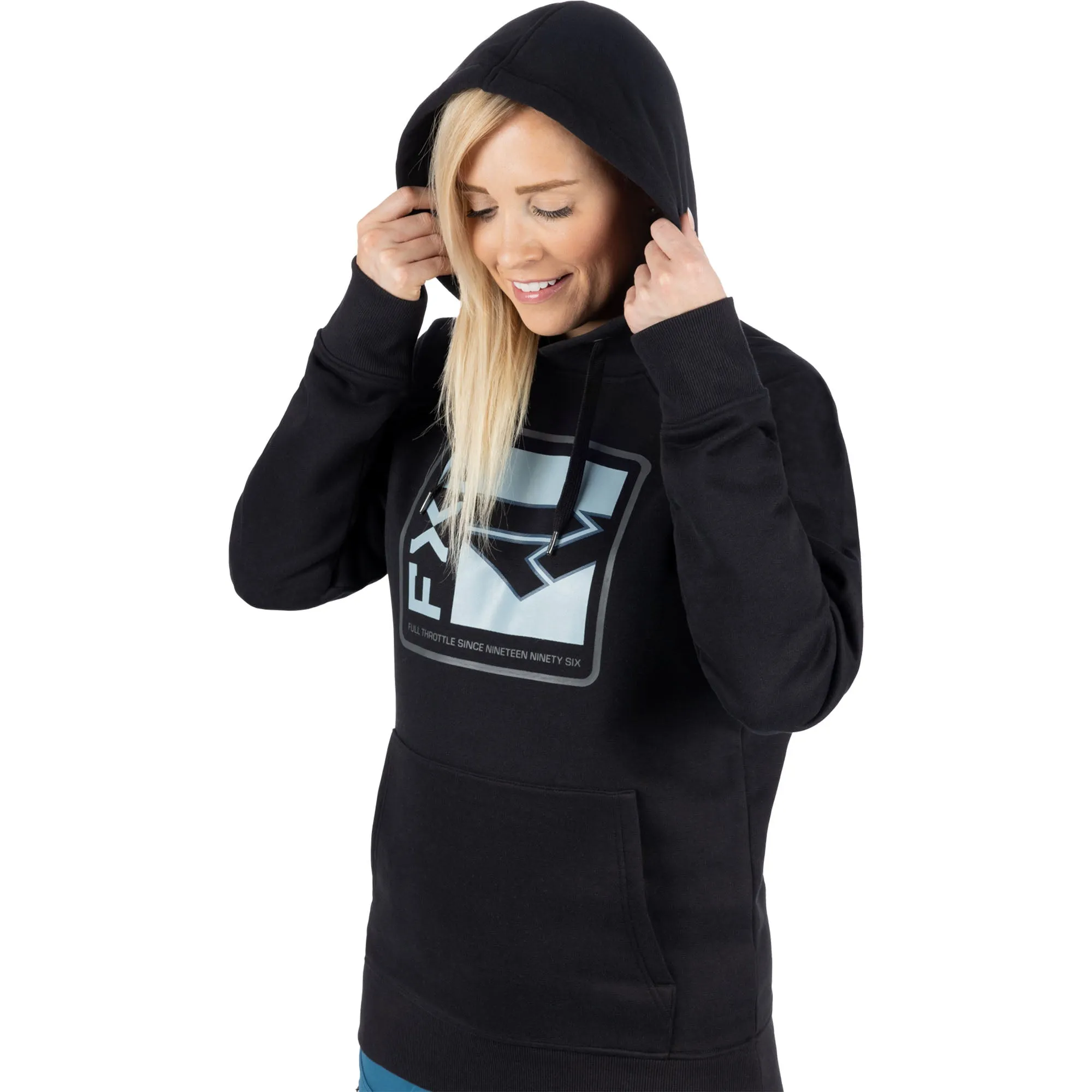 FXR Broadcast Pullover Hoodie Black/Steel