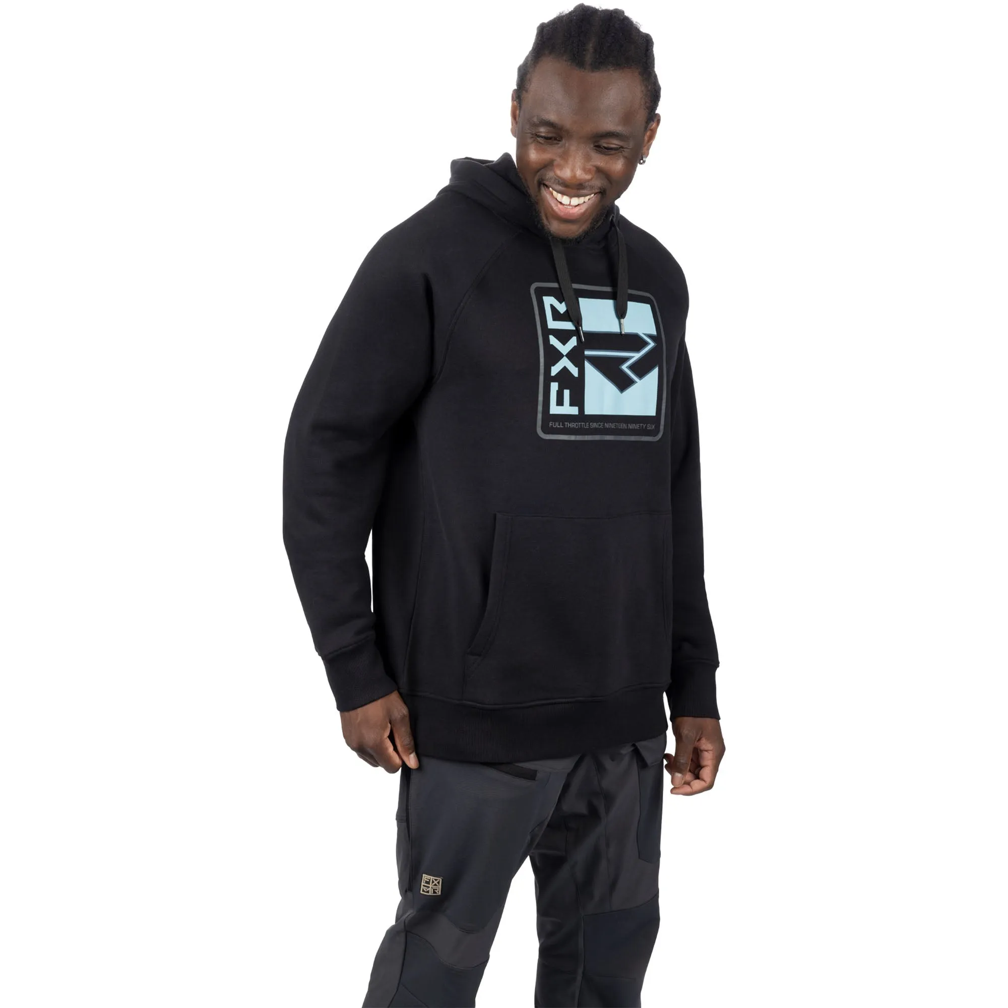 FXR Broadcast Pullover Hoodie Black/Steel