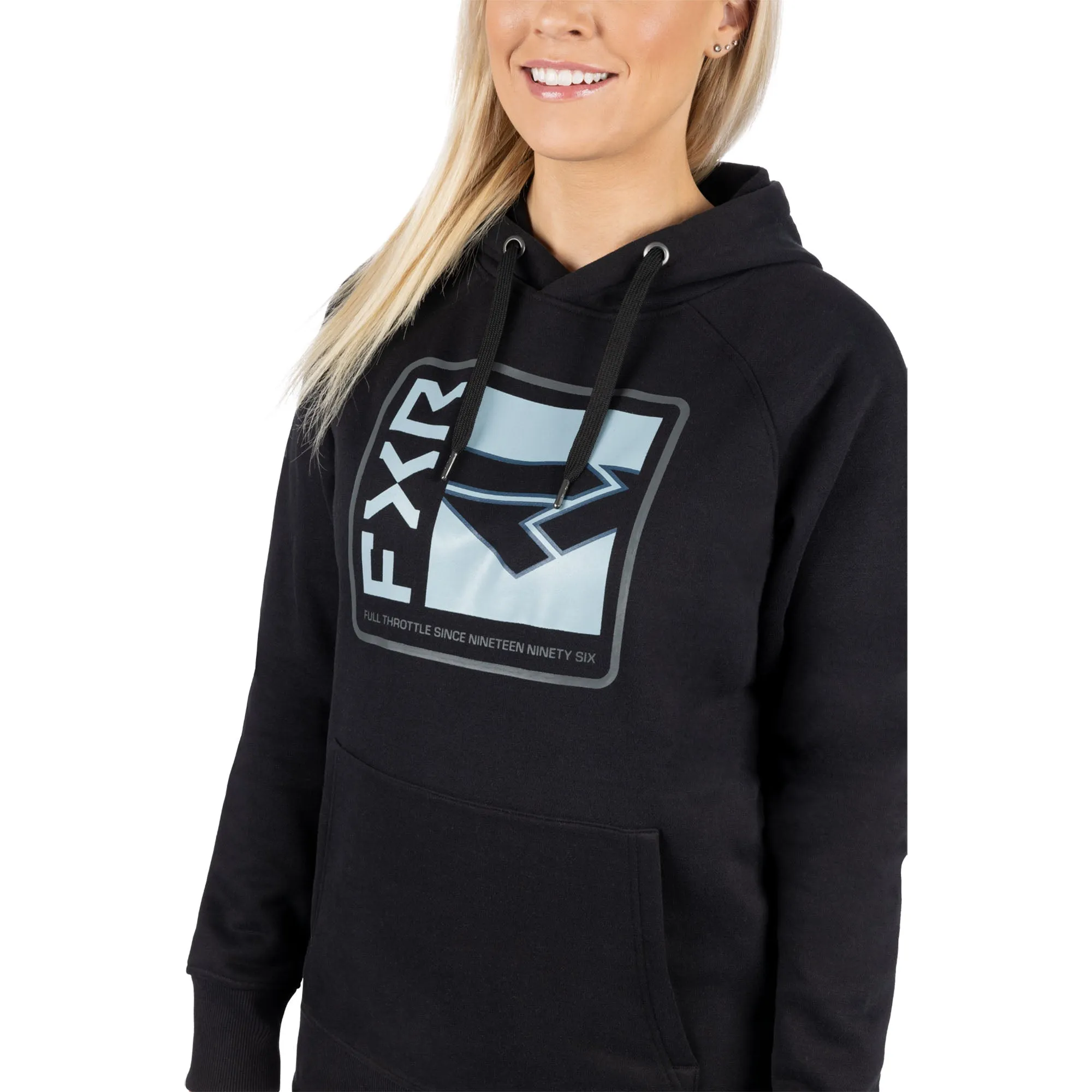 FXR Broadcast Pullover Hoodie Black/Steel