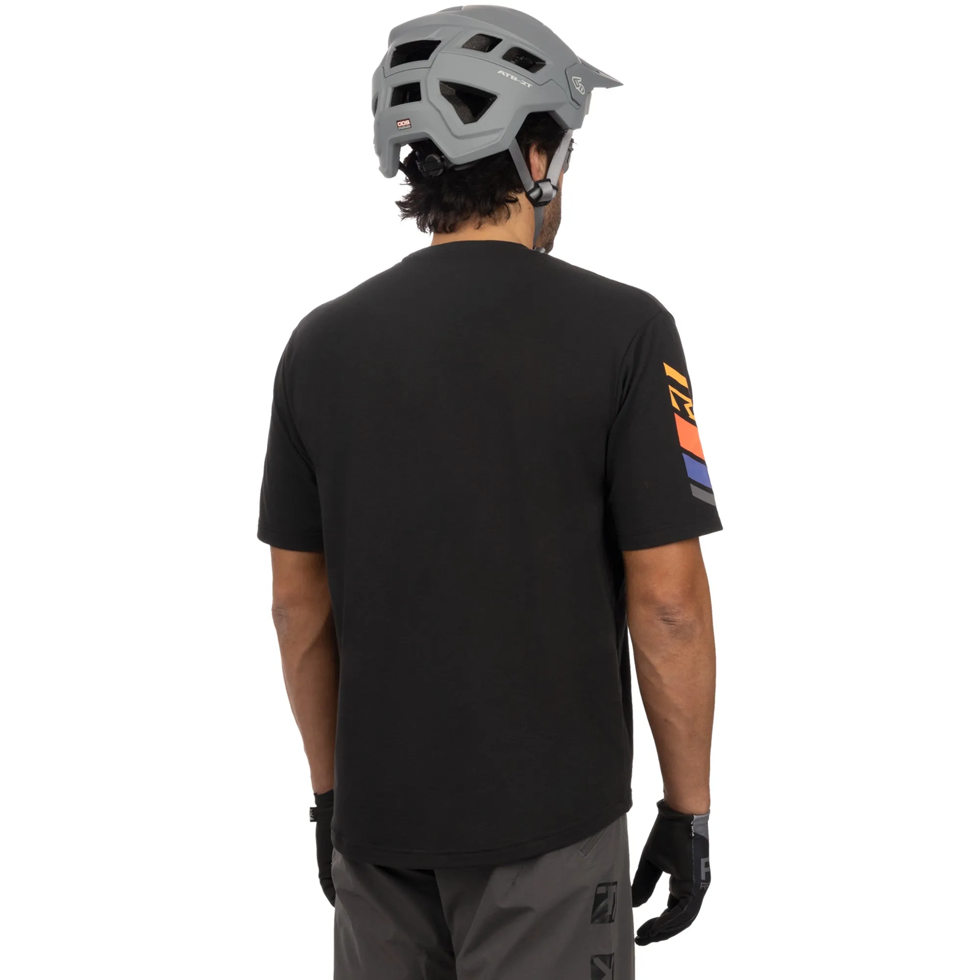 FXR Helium Tech Short Sleeve Jersey T-Shirt Black/Anodized