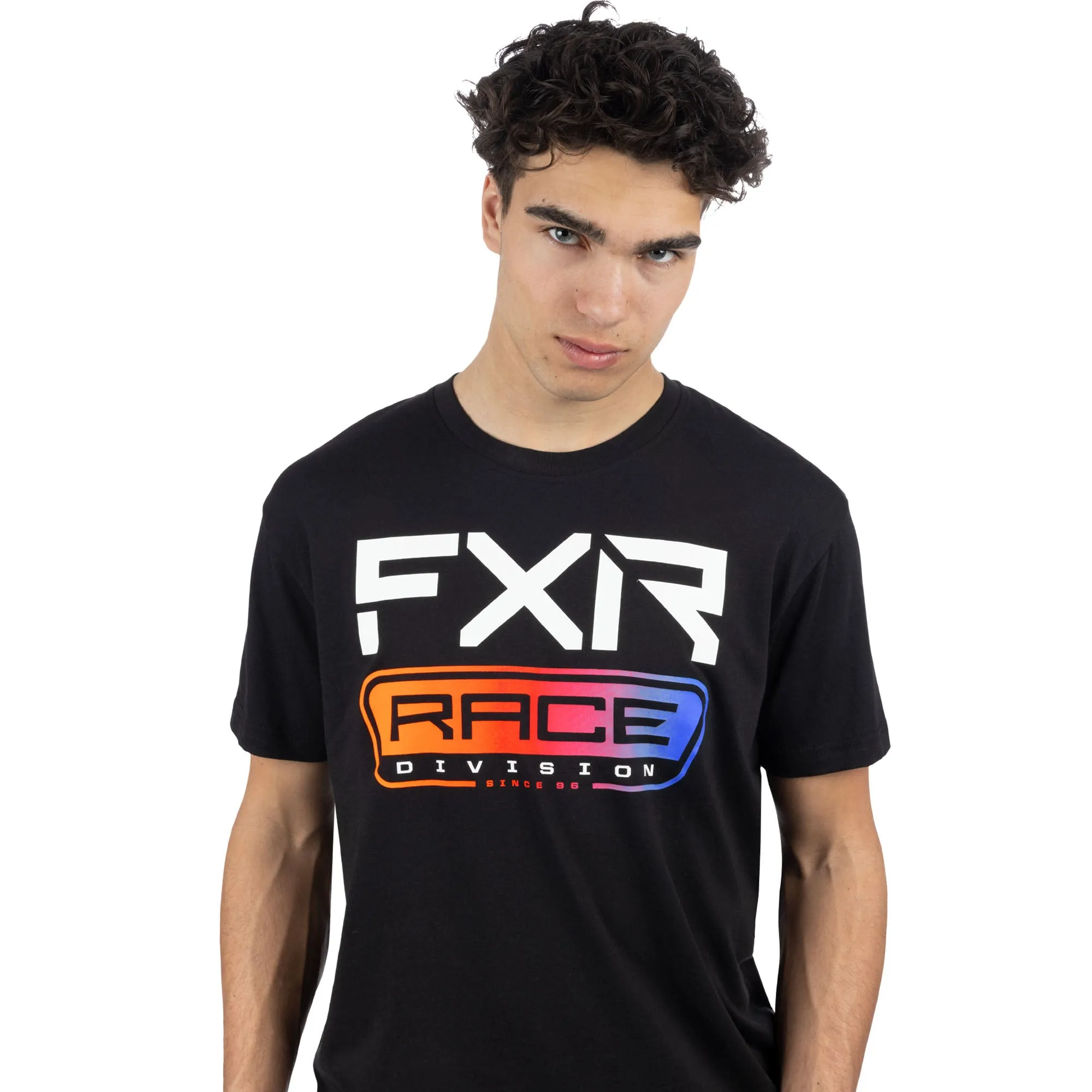 FXR Race Div Premium T-Shirt Black/Spectrum