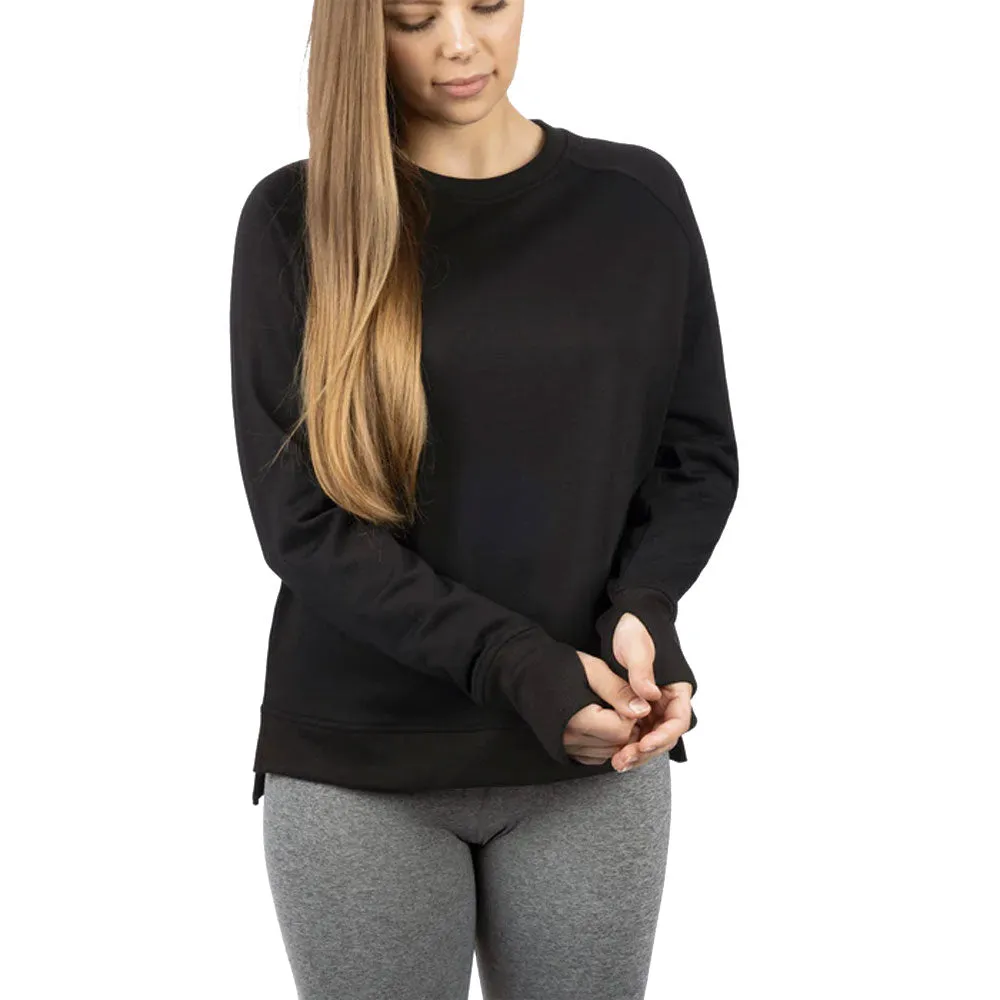 FXR Side Star Crewneck Pullover Sweater Black