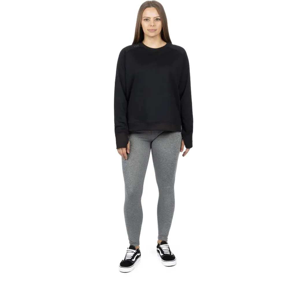 FXR Side Star Crewneck Pullover Sweater Black
