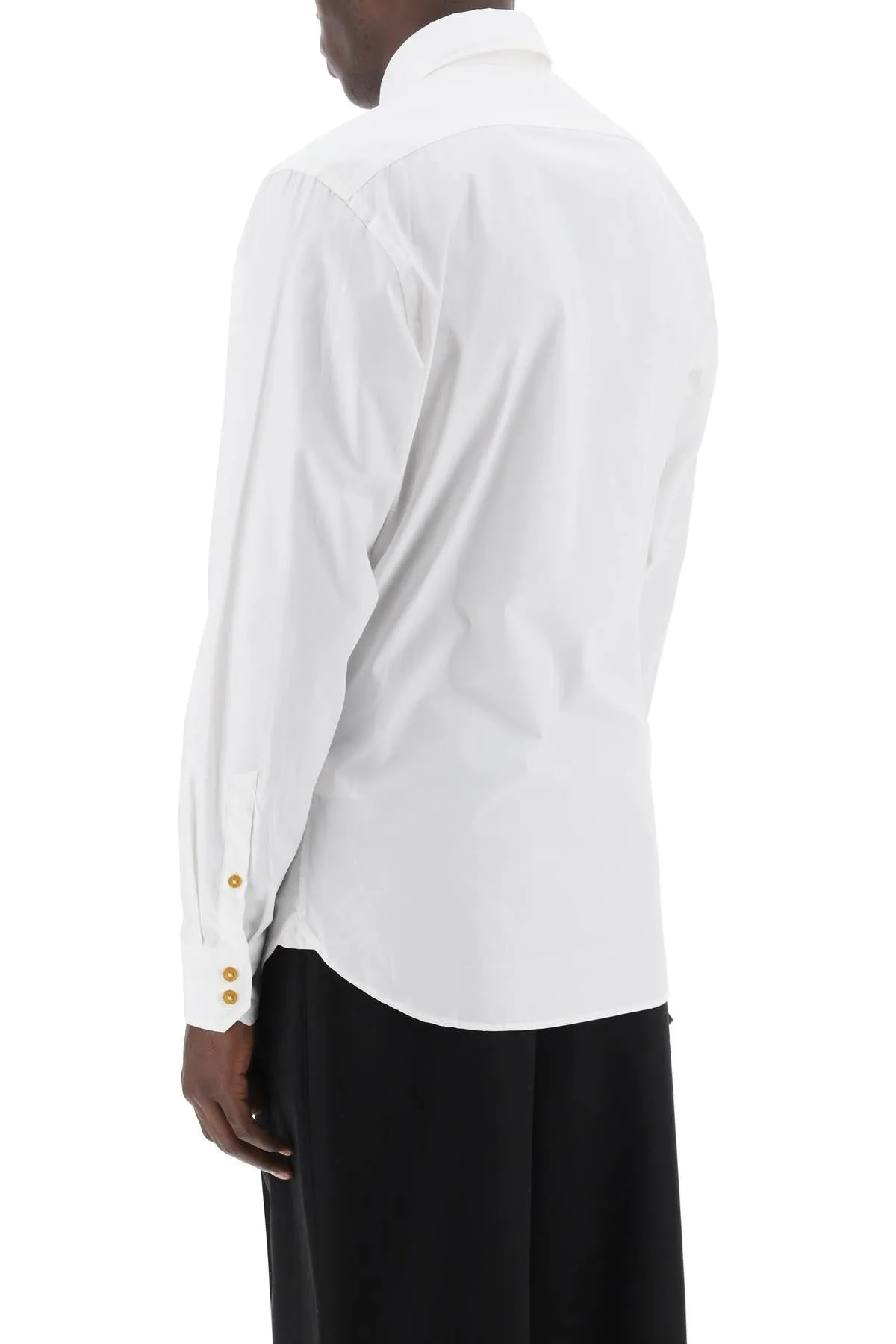 ghost shirt with orb embroidery