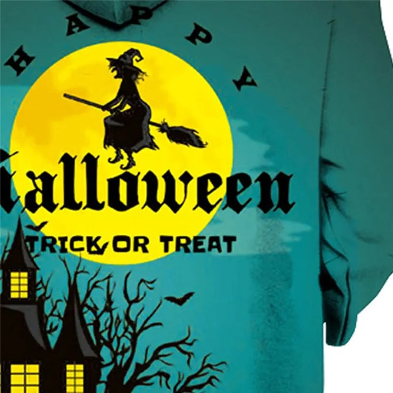 Halloween costumes Hoodies unisex halloween 2019 Couples Hoodies Top Tracksuits Pumpkin Witch