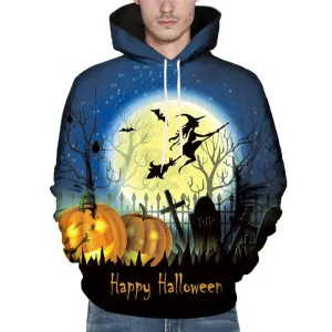 Halloween costumes Hoodies unisex halloween 2019 Couples Hoodies Top Tracksuits Pumpkin Witch
