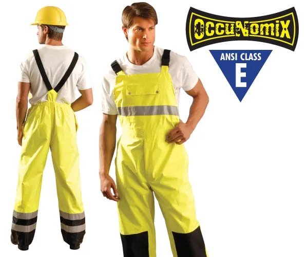 High-Viz Breathable Bib - Lime/Black - 5XL