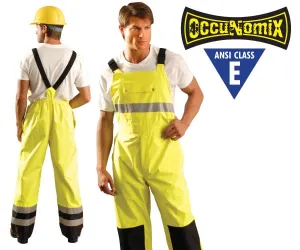 High-Viz Breathable Bib - Lime/Black - 5XL