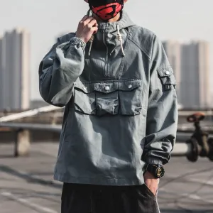 Hip Hop Multi-pocket Hoodie