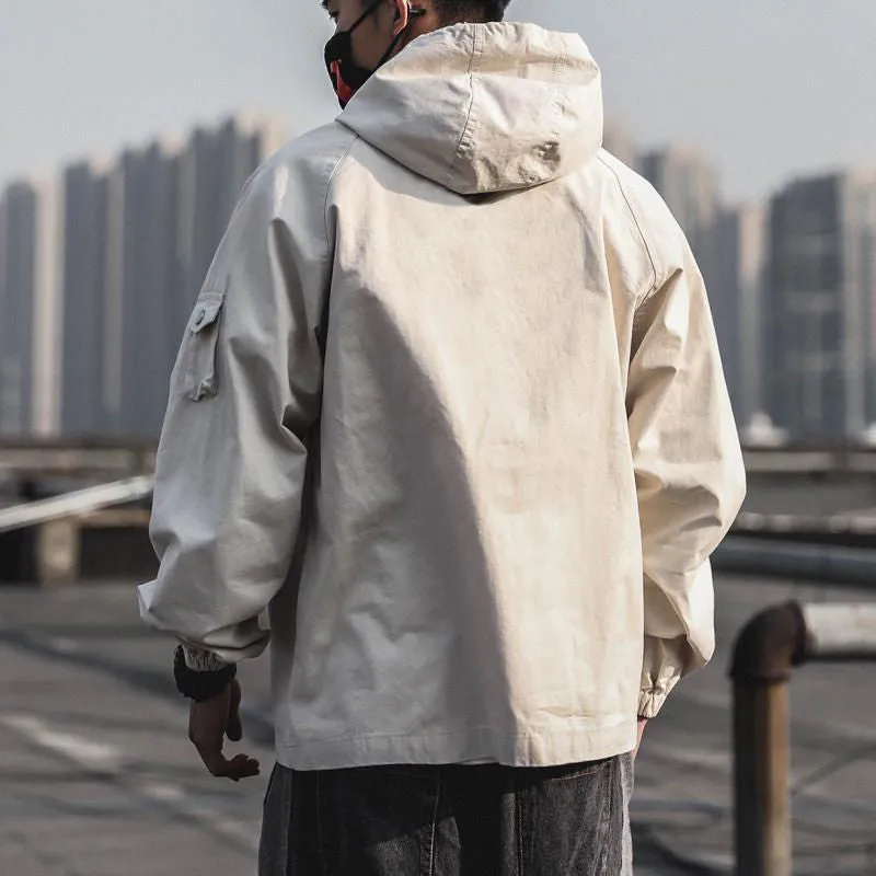 Hip Hop Multi-pocket Hoodie