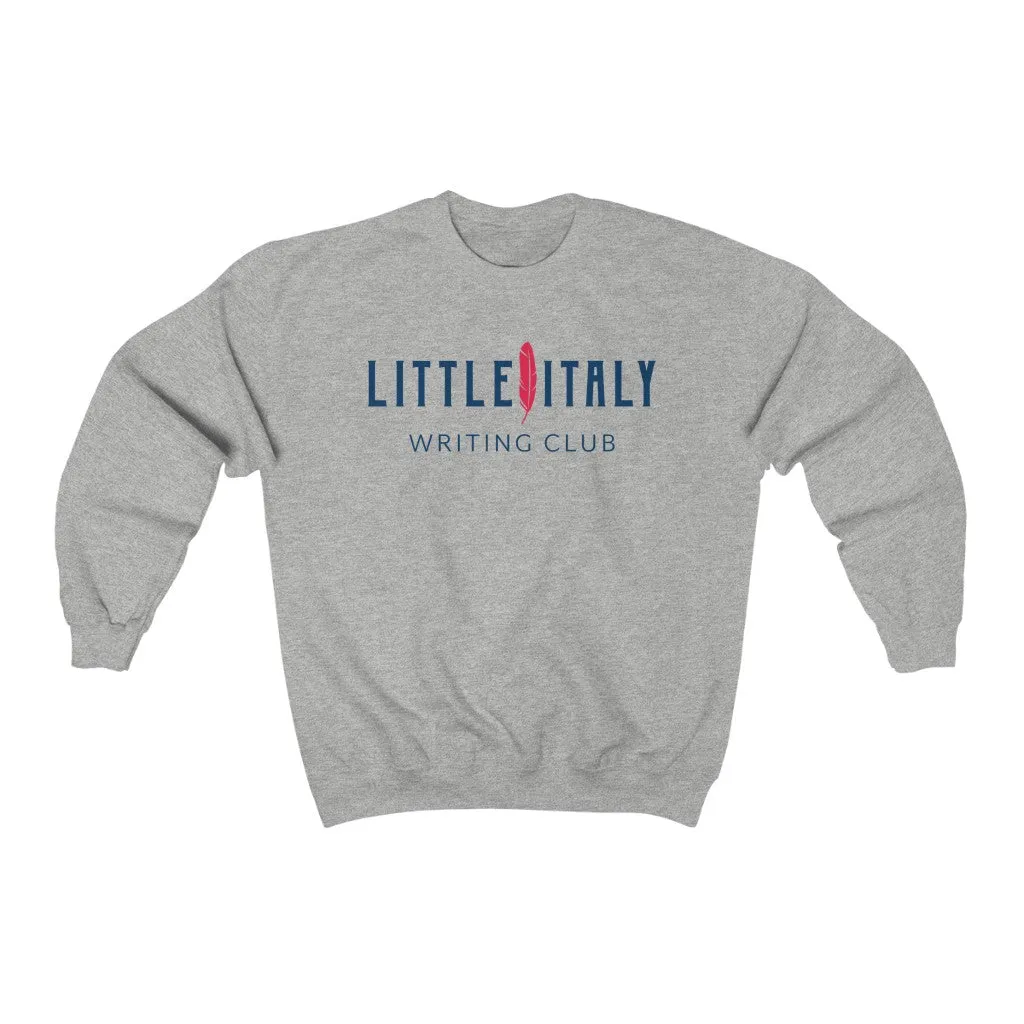 Little Italy Writing Club Unisex Heavy Blend Crewneck Sweatshirt