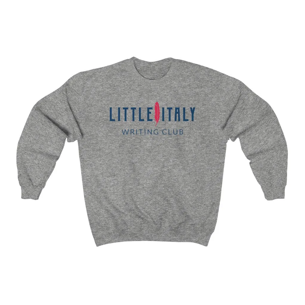Little Italy Writing Club Unisex Heavy Blend Crewneck Sweatshirt