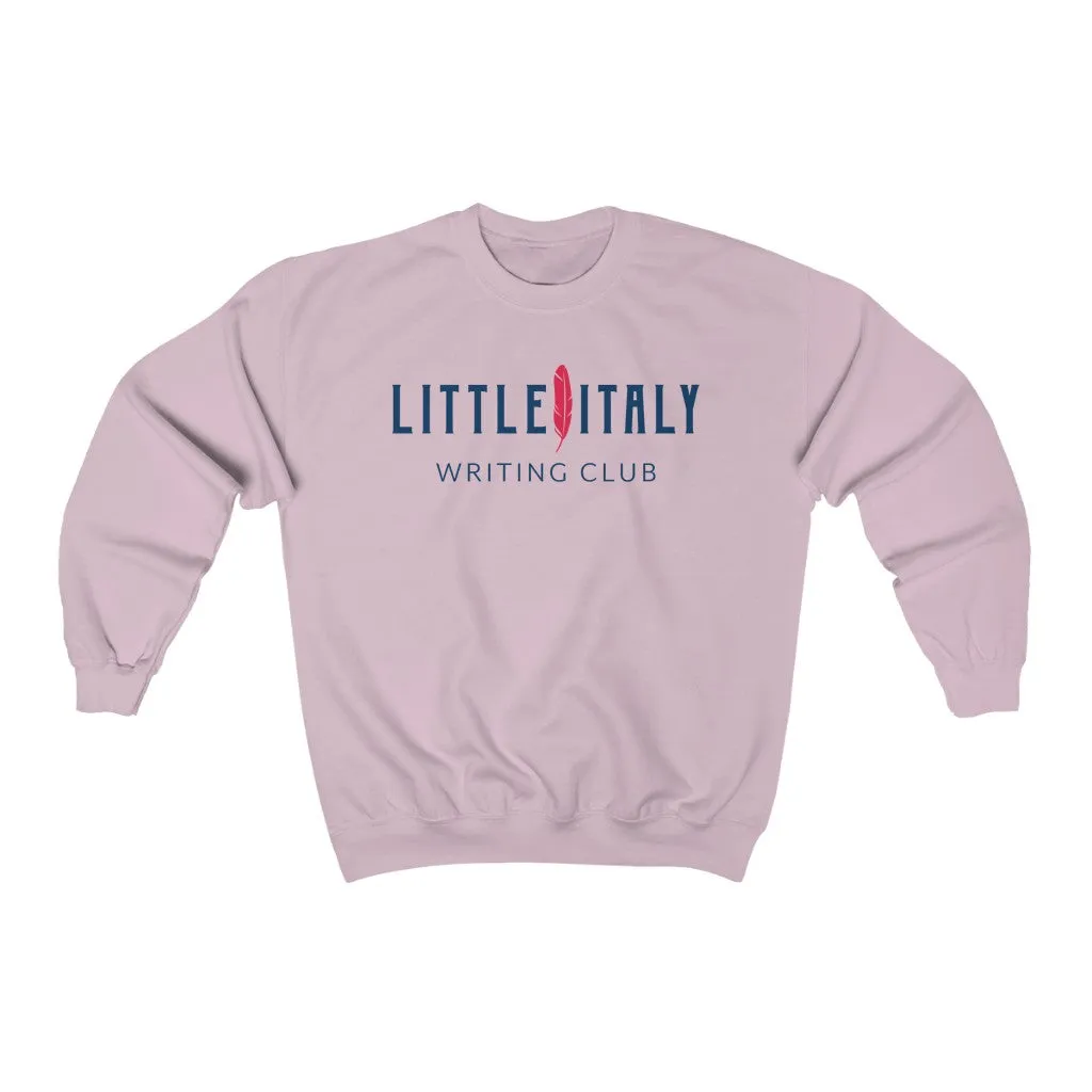 Little Italy Writing Club Unisex Heavy Blend Crewneck Sweatshirt