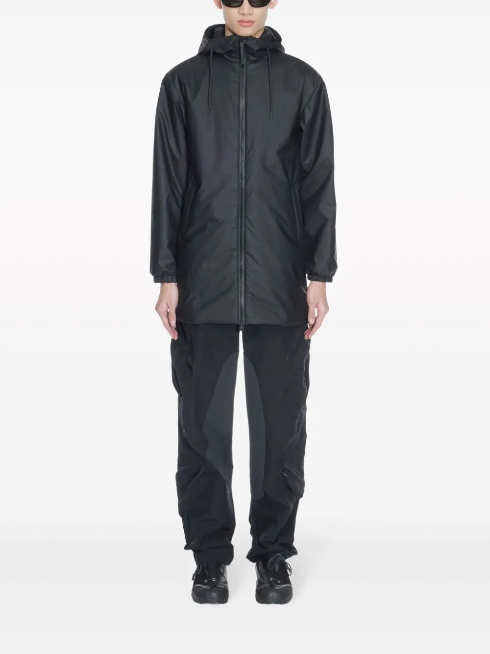 Lohja long hooded jacket