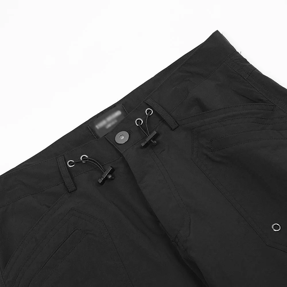 Men's Multi-pocket Pleated Overalls Loose