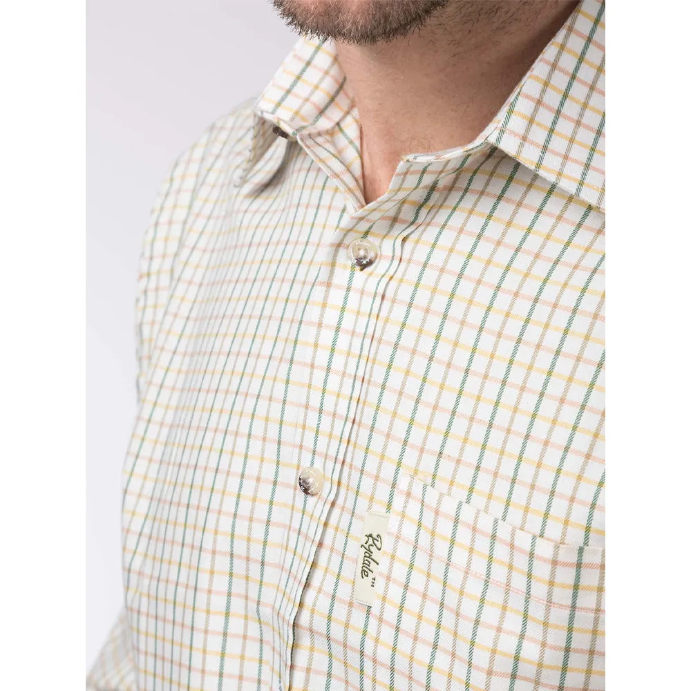 Mens Tattersall Long Sleeved Shirts