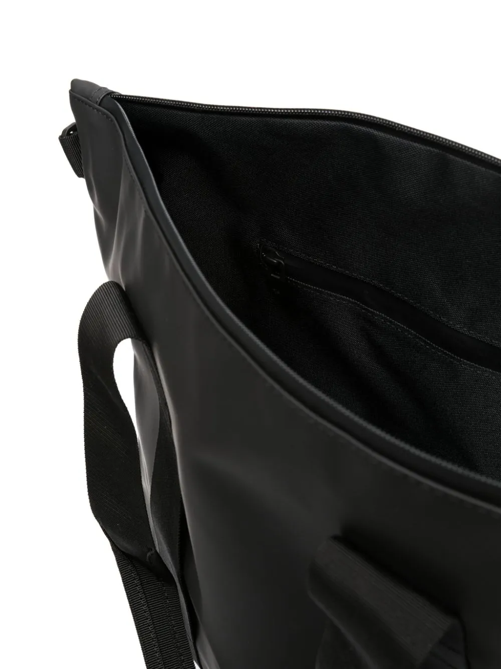 Mini faux-leather tote bag