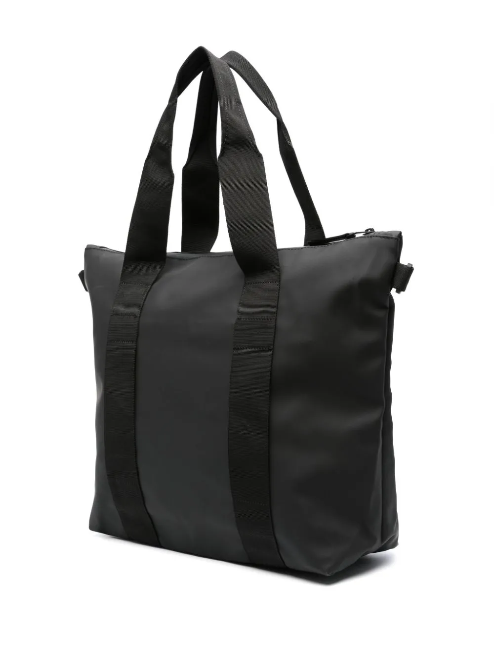 Mini faux-leather tote bag