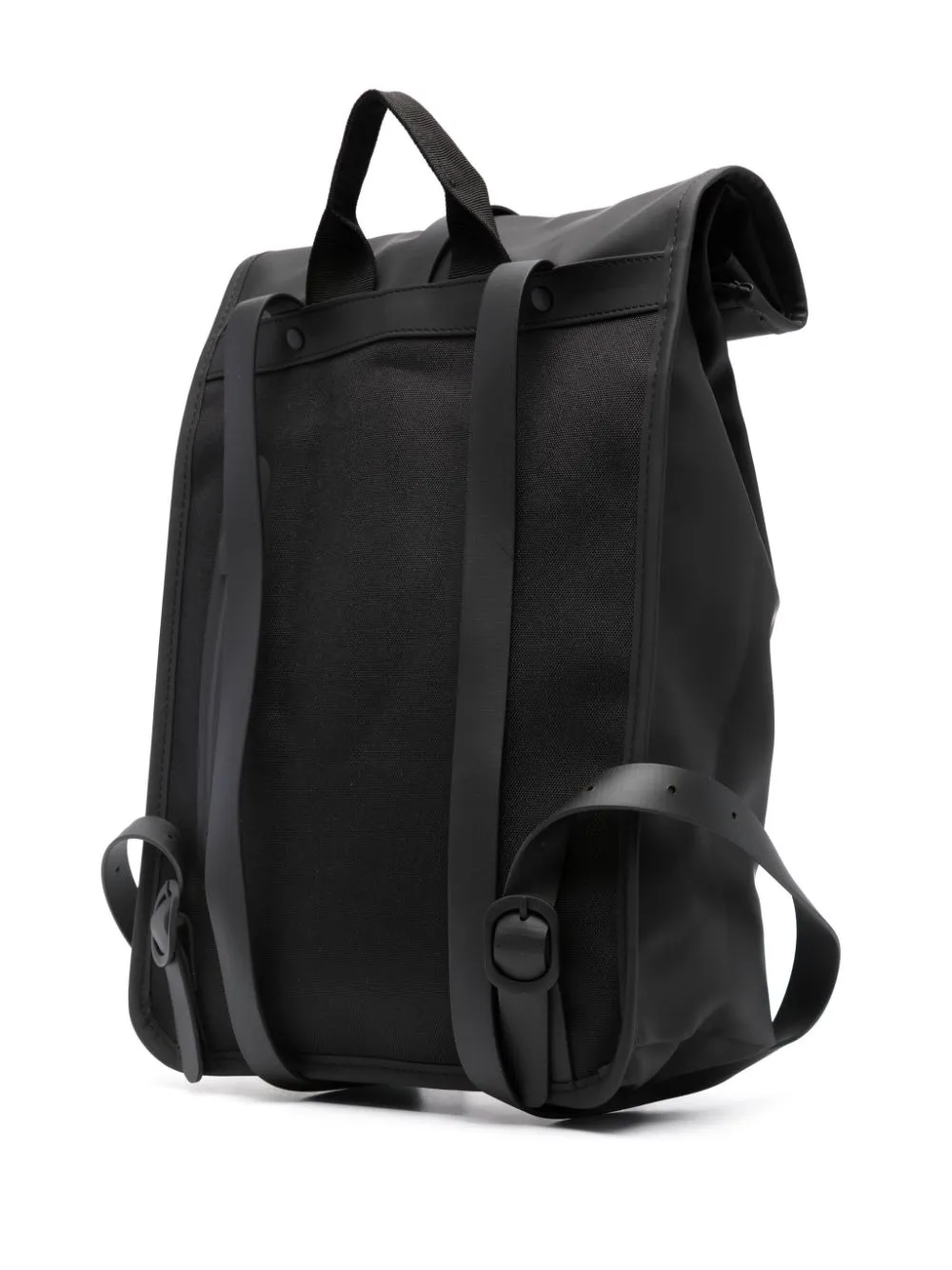 mini Rolltop Rucksack logo-embossed backpack