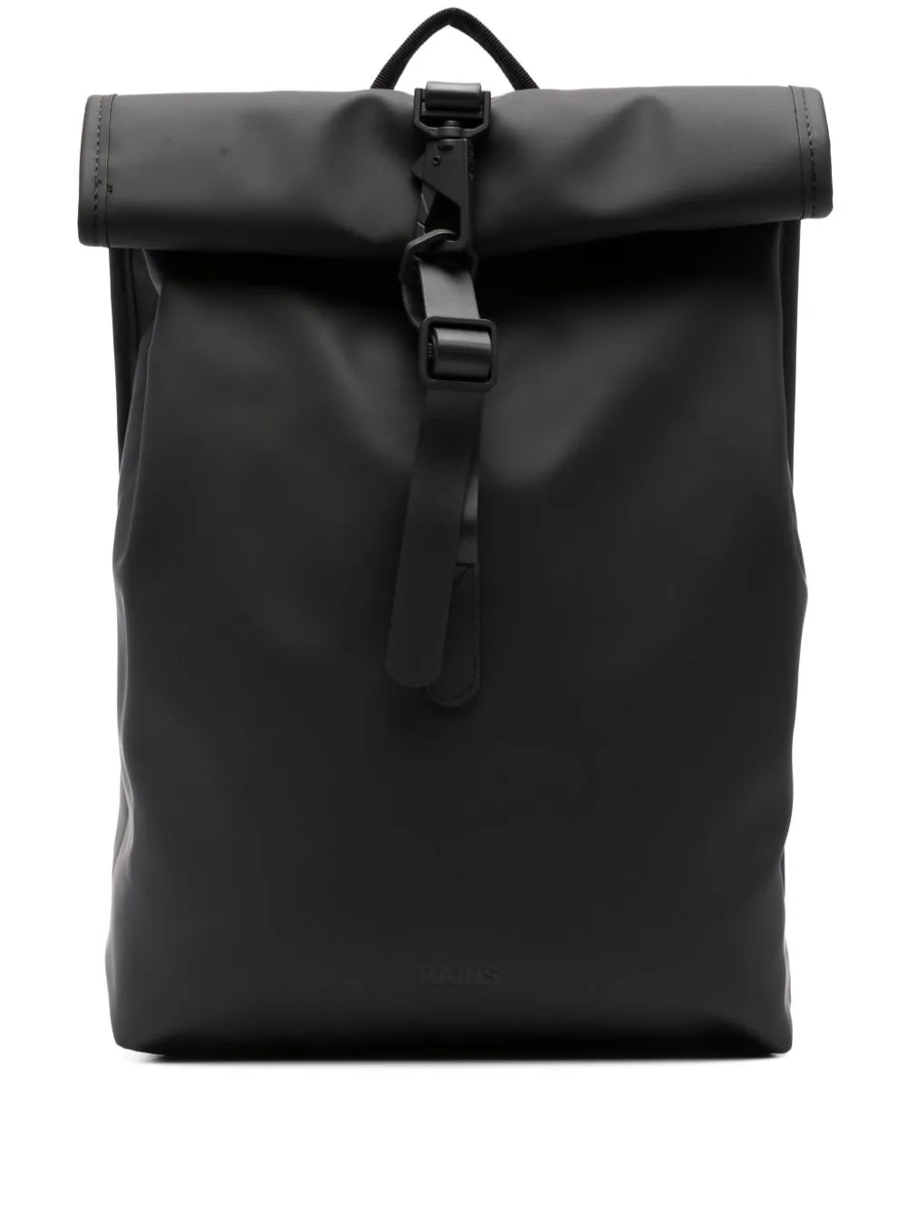mini Rolltop Rucksack logo-embossed backpack