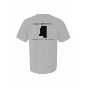 Mississippi Hattiesburg Gameday T-Shirt Grey and Gold
