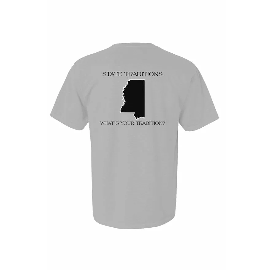 Mississippi Hattiesburg Gameday T-Shirt Grey and Gold