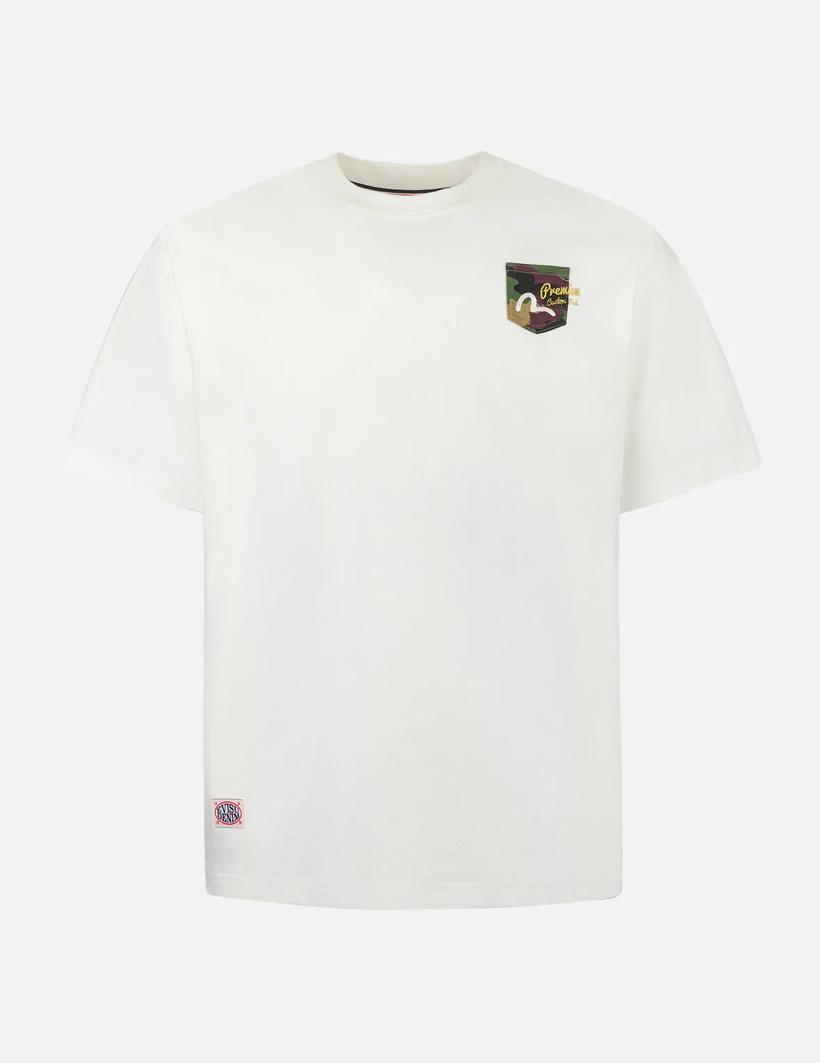 Multi-embroidery and Multi-pocket Relax Fit T-shirt