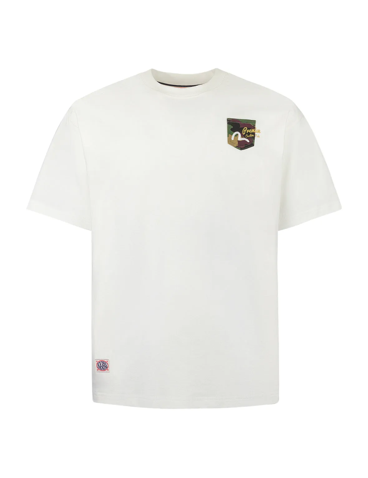 Multi-embroidery and Multi-pocket Relax Fit T-shirt