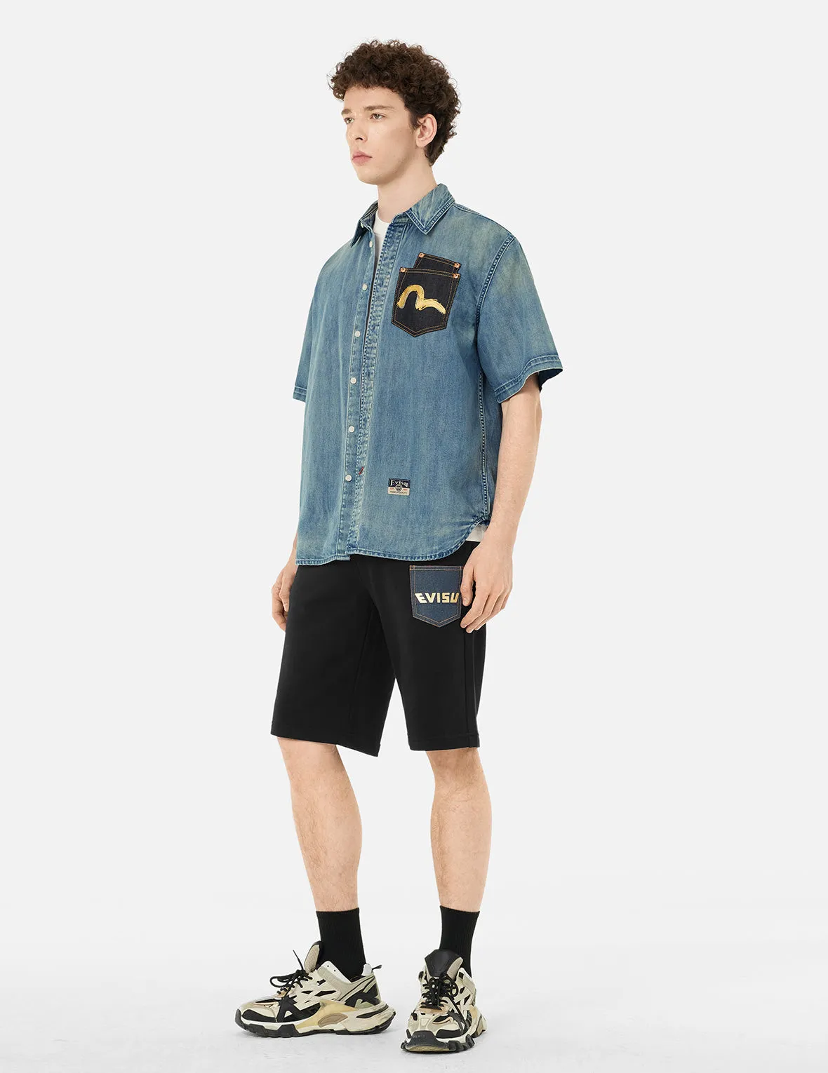 Multi-Pocket Regular Fit Sweatshorts