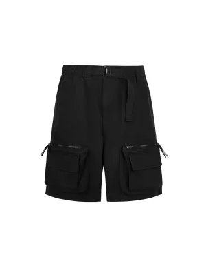 Multi-Pocket Relax Fit Cargo Shorts