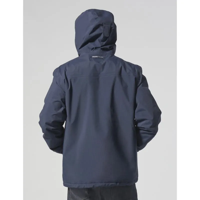 Musto Snug Mens Zip Neck BR1 Waterproof Polartec Lined Anorak Smock - Navy