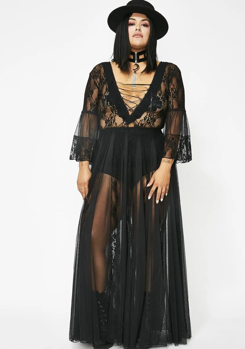 Pitch Dark Modern Love Maxi Dress