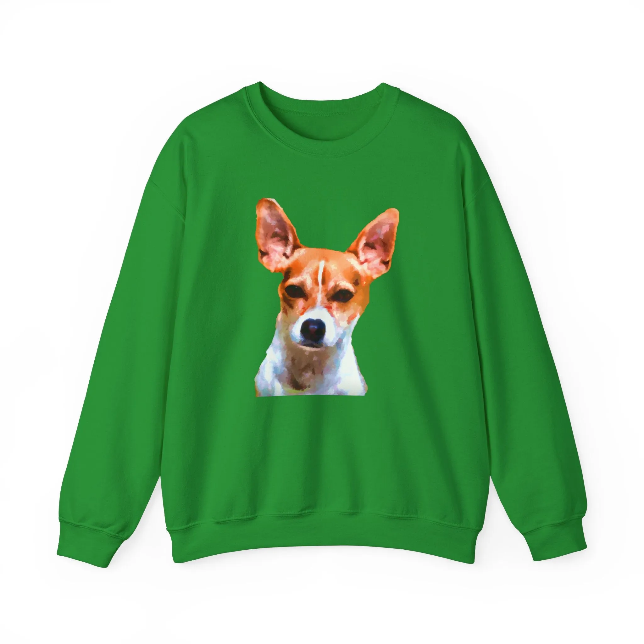 Rat Terrier Unisex 50/50  Crewneck Sweatshirt